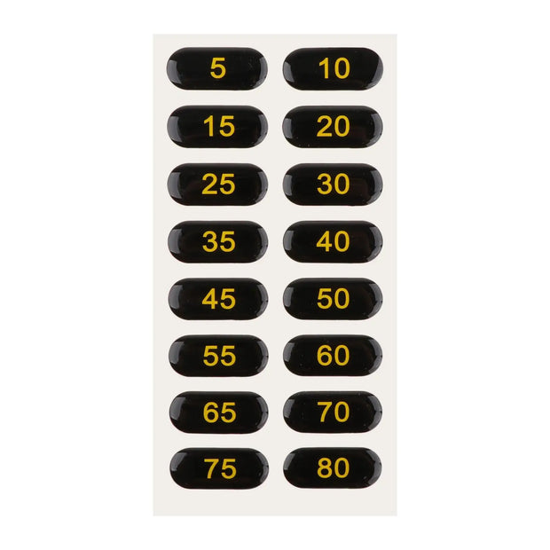 Weight Stack Labels Number Stickers for Fitness Equipment Gym Sporting Goods