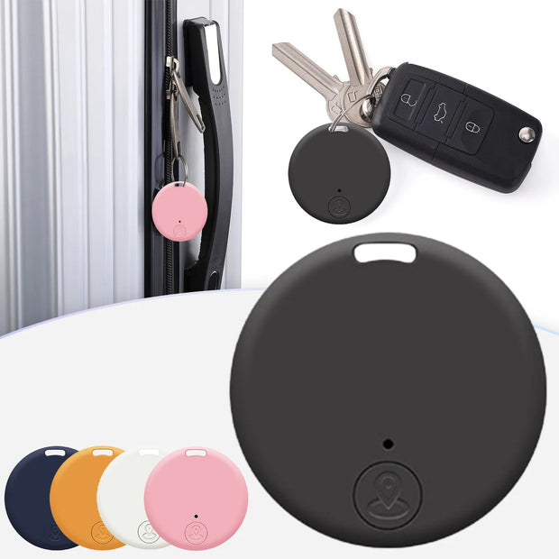 Mini Bluetooth 5.0 Anti-Lost Device GPS Tracker Round Anti-Lost Device Fashion Pet Kid Bag Wallet Tracking Smart Finder Locator