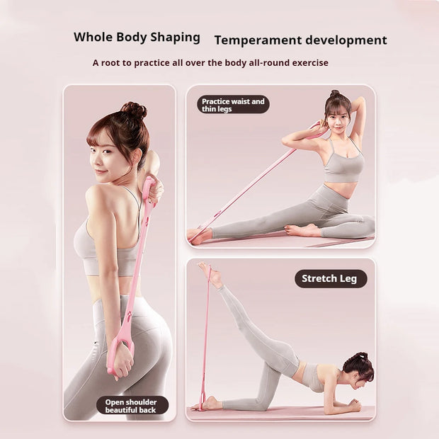 Woman Gym Equipment Yoga Pull Rope Elastic Band Rope Strength Training For Home Gym Workout Exercise fitness