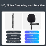 Lavalier Live Mini Microphone Recording Device Little Bee for iPhone iPad Xiaomi Android Smartphone DSLR Camera PC Notebook