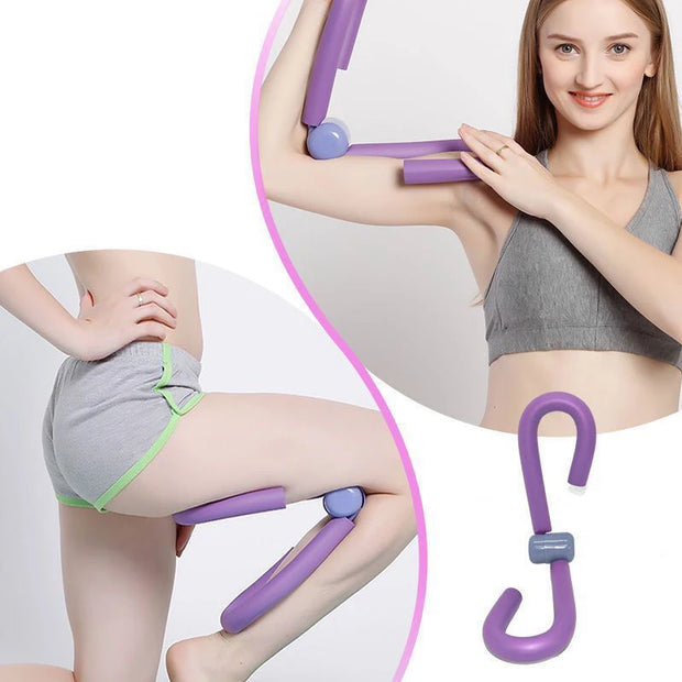 Home Fitness Equipment PVC Leg Thigh Exercisers Gym Sports Thigh Master Leg Muscle Arm Chest Waist Exerciser Workout Machine Gym