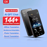 D8 2000mAh 144 Languages Translation Camera Device  Real-Time Smart Voice Photo Translator Portable Text Voice Translator