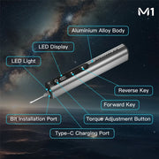 ARROWMAX M1 Electric Screwdrivers Set Precision Magnetic Bits 5-Gear Adjustable Torque Rechargeable Cordless Screwdriver New