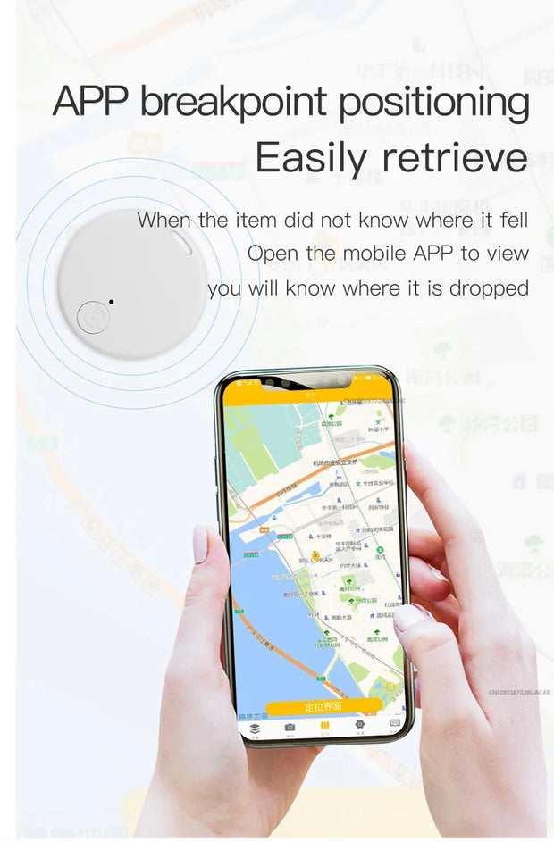 Mini GPS Locator Tracker Air tag Tracking Anti-Lost Device Locator Tracer For Pet Dog Cat Kids Car Wallet Key Collar Accessories