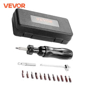 VEVOR 1/4" Torque Screwdriver Drive Screwdriver Torque Wrench Electrician Torque Screwdriver with Scale 10-70 in/lbs Torque