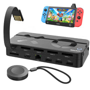 Unitek Switch Game Card Reader with Wireless Remote Control for Nintendo Switch OLED Docking Station to HDMI RJ45 PD 100W Charge