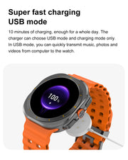 2024 New For Samsung Galaxy Watch 7 Ultra Smart Bracelet Men 32GB Memory GPS Trackr NFC AMOLED Screen Bluetooth call Smartwatchs