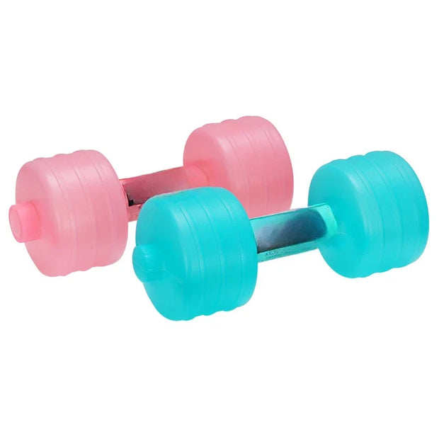 Bodybuilding Water Dumbbell Weight Dumbbells Slimming Fitness Gym Equipment Yoga Crossfit Training Sport Plastic Bottle Exercise