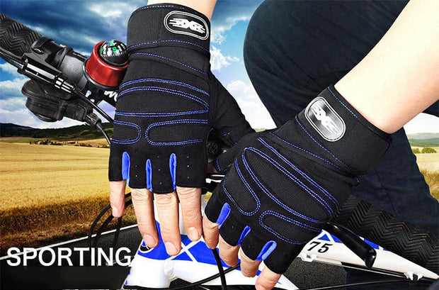 Dumbbell Gloves for Men Women Weightlifting Crossfit Bodybuilding Workout Sports Gym Training Gloves Non-slip Wrist Protector