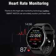 ZL02D Men Smart Watch Full Touch Screen Sport Fitness Tracker IP68 Waterproof Bluetooth Smartwatch for Men Women Smartphone 2023