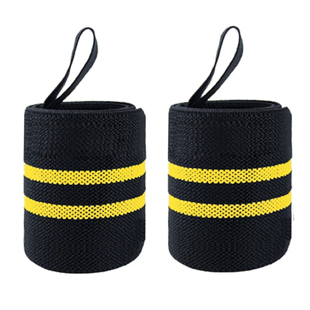 Wrist Support Wristband 1 Pair Brace Straps Extra Strength Working Out Weight Lifting Wrist Wraps Bandage Fitness Gym Training