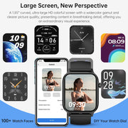 IUTECH Y7PRO Smart Watch 2024 Men Women 1.85 inch Screen Bluetooth Call Watch Health Monitor Waterproof Sports Swim Smartwatch