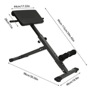 Strength Roman Chair hyperextension 5 Level Adjust Benchtraining Benches 300lbs Training Heavy Duty Weight Gym Equipment