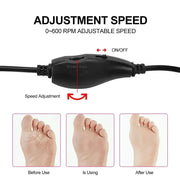 Electric Foot Callus Remover Foot Care File Heels Dead Skin Pedicure Tool Electronic Foot Grinder and Replacement Sandpaper