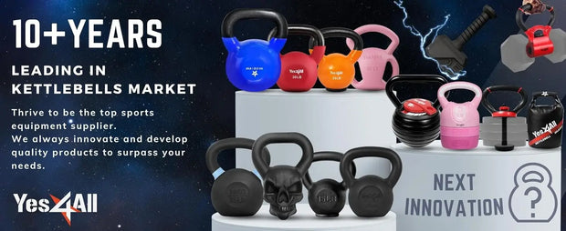 5-65lbs Kettlebells Vinyl Coated Cast Iron for Dumbbell Weights Exercises, Gym, Fitness, Full Body Workout Equipment Pus