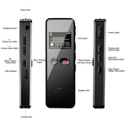 Vandlion V90C Voice Recorder IC Recorder 32GB Recording Machine Large Capacity Long Time Recording Dictaphone MP3 Music Player