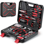 218-Piece Household  Kit, Repair Set, for Homeowner, Plier, Screwdriver , Socket and Toolbox Stor