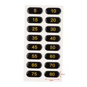 Weight Stack Labels Number Stickers for Fitness Equipment Gym Sporting Goods