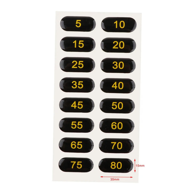 Weight Stack Labels Number Stickers for Fitness Equipment Gym Sporting Goods