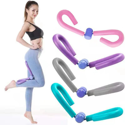 Home Fitness Equipment PVC Leg Thigh Exercisers Gym Sports Thigh Master Leg Muscle Arm Chest Waist Exerciser Workout Machine Gym