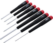 26197 7 Piece Precision Slotted and Phillips Screwdriver Set & 26390 , Hex Metric With  Handle, 7-3.0mm,