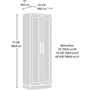 HomePlus Storage Cabinet/ Pantry cabinets, Soft White finish Accent Furniture›Storage Cabinets