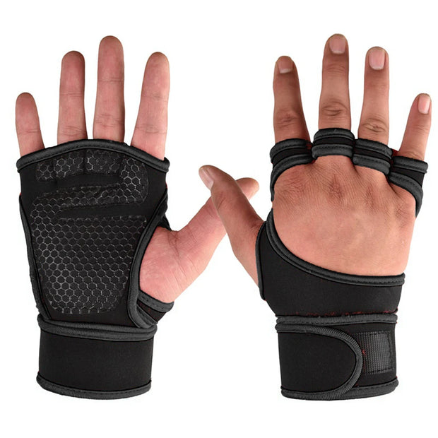 Training Sport Gloves for Men Women Workout Gloves Fitness Body Building Weightlifting Gym Hand Wrist Palm Protector Gloves