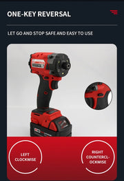 Milwaukee Brushless Impact Driver 18V 300NM  Motor Cordless Rechargeable Lithium battery Impact Wrench Screwdriver Power Tool