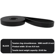 WOSWEIR-Elastic Training Gum Resistance Bands Gym Home Fitness Expander Yoga Pull Up Assist Rubber Crossfit Workout Equipment