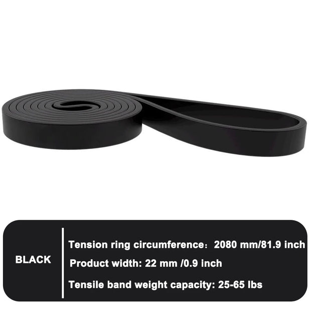 WOSWEIR-Elastic Training Gum Resistance Bands Gym Home Fitness Expander Yoga Pull Up Assist Rubber Crossfit Workout Equipment