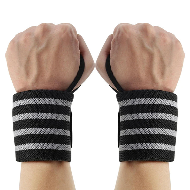 Wrist Support Wristband 1 Pair Brace Straps Extra Strength Working Out Weight Lifting Wrist Wraps Bandage Fitness Gym Training