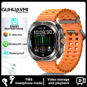 2024 New For Samsung Galaxy Watch 7 Ultra Smart Bracelet Men 32GB Memory GPS Trackr NFC AMOLED Screen Bluetooth call Smartwatchs