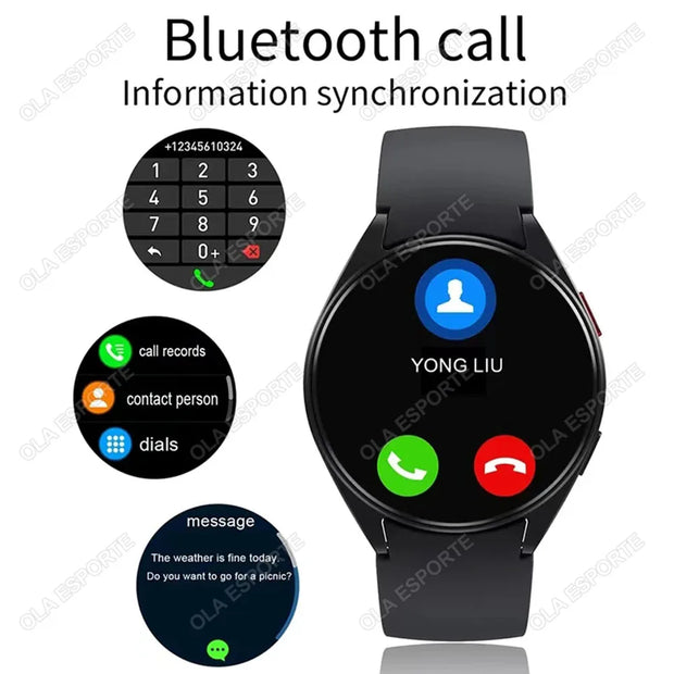 New GPS Sport Smart Watch 6 Men Woman Heart Rate Custom Dial HD Bluetooth Call Health Monitoring For Watch 6 Pro Smartwatch 2024