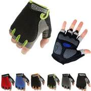 Half Finger Gym Dumbbells Gloves Men Women Body building Cross fit Exercise Sports Gloves for Cycling Bicycle Anti Slip gloves