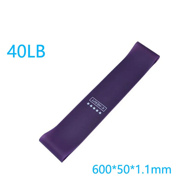 Training Fitness Gum Exercise Gym Strength Resistance Bands Expander Pilates Rubber Fitness Mini Band Crossfit Workout Equipment