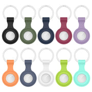 Tracker Silicone Protective Case Portable Keychain Protective Sleeve Anti-Lost Device Protector for Airtags Locator