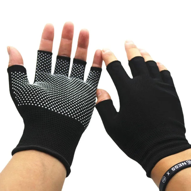 Dumbbell Gloves for Men Women Weightlifting Crossfit Bodybuilding Workout Sports Gym Training Gloves Non-slip Wrist Protector