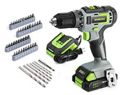 Home Tool Set with Power Drill, 157PCS Power Drill Sets with 20V Cordless Lithium-ion Drill Driver, Home Tool Kit for All Purpos