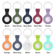 Tracker Silicone Protective Case Portable Keychain Protective Sleeve Anti-Lost Device Protector for Airtags Locator